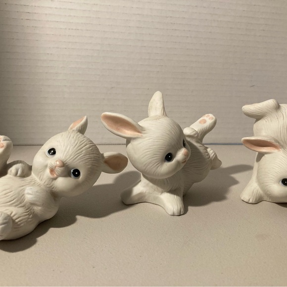 Vintage Homco set of three rabbits #1454 - Picture 6 of 9